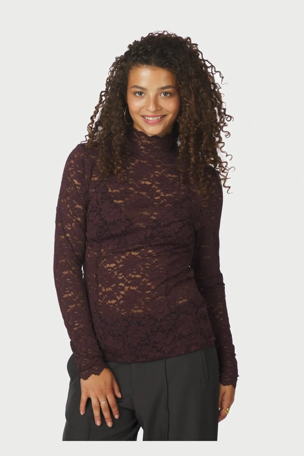 Discount Neo Noir Liza Laceflower Blouse 161473 174