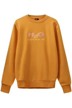 New H2O Logo Sweat O'Neck 7575 Apricot/Peach/Lemon
