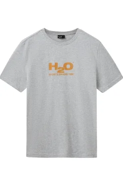 Outlet H2O Logo Tee 1020 Lt. Grey Mel