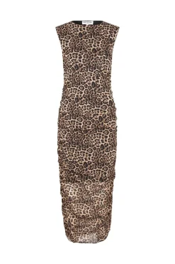 Hot Lollys Laundry Lolumaxi Dress Sl25522-3003 72 Leopard Print