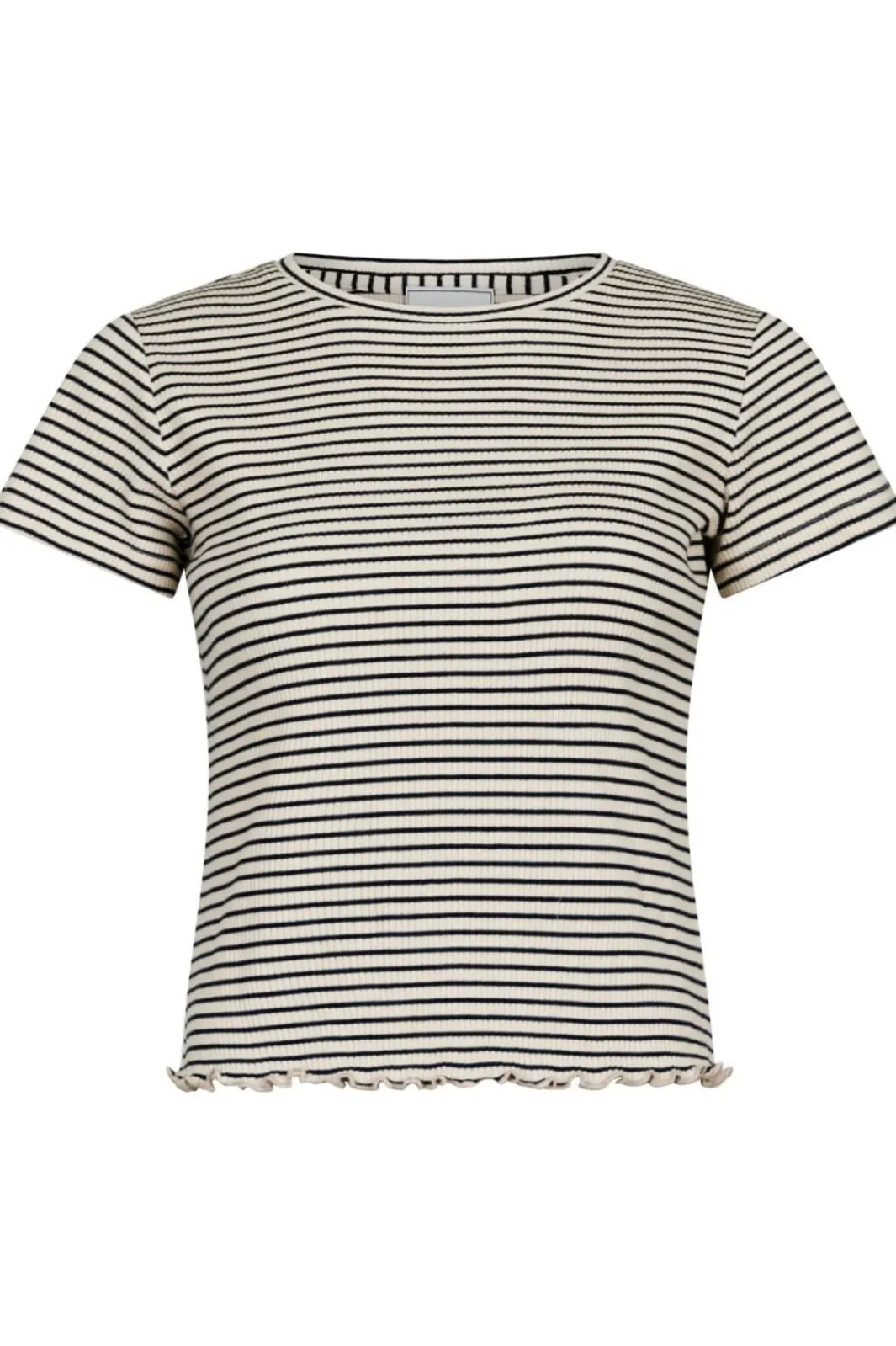 New Neo Noir Lonnie Stripe Tee Sand