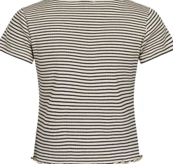 New Neo Noir Lonnie Stripe Tee Sand