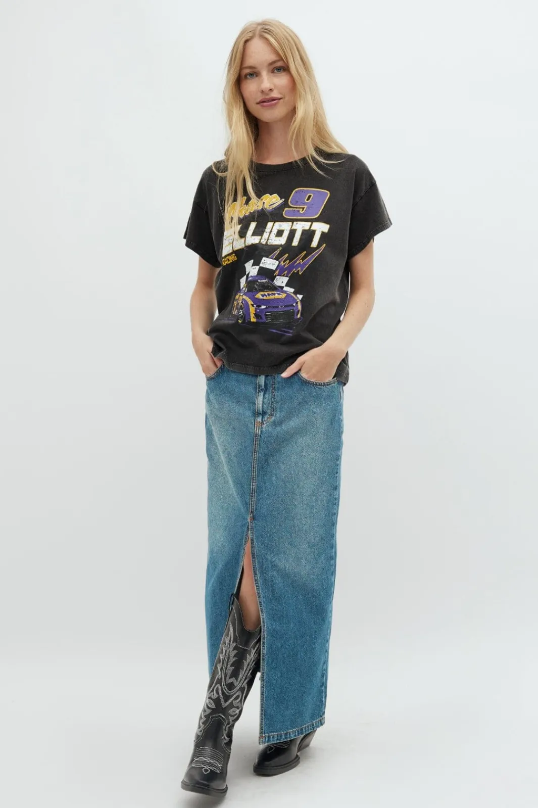 Clearance MbyM Lopa Long-M P74 Light Vintage Wash