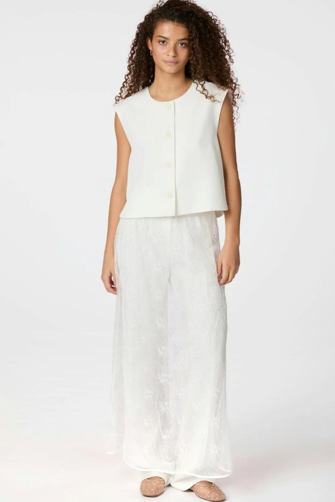 Neo Noir Loreta Lace Sequins Skirt 164611 120