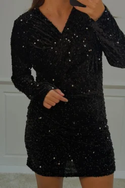Online A-bee Lorraine dress Black