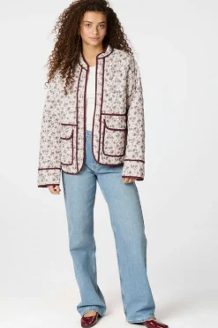 Clearance Neo Noir Lottie Blush Quilt Jacket 164740 779