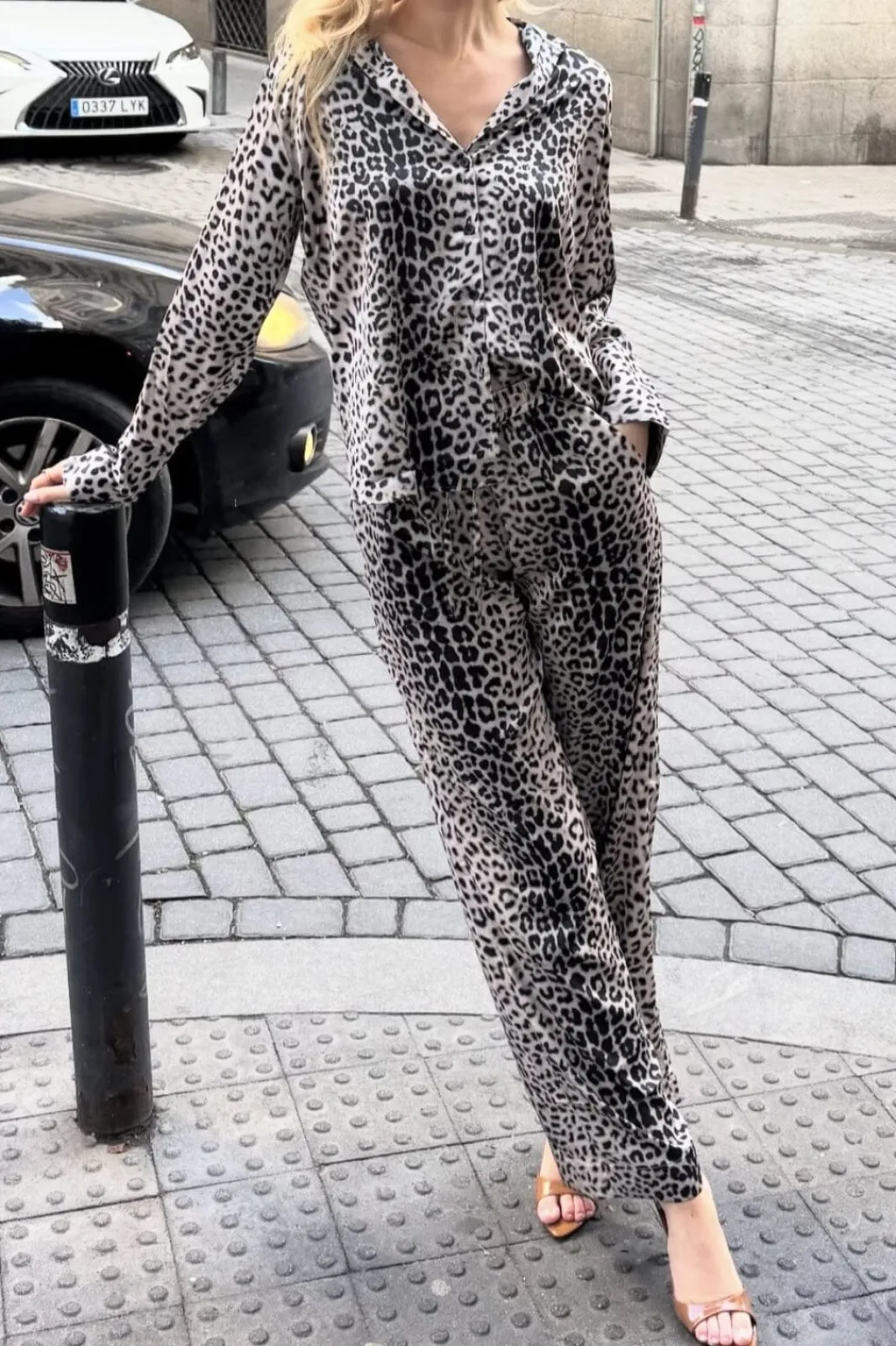 Karmamia Lou Pants 2122 Nude Leopard