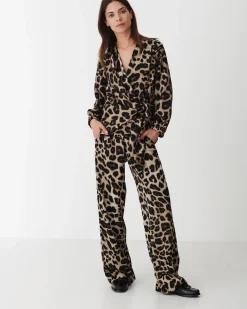 New Karmamia Lou Pants 2210 Hammered Leopard