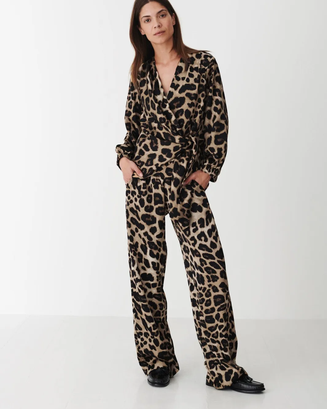 New Karmamia Lou Pants 2210 Hammered Leopard