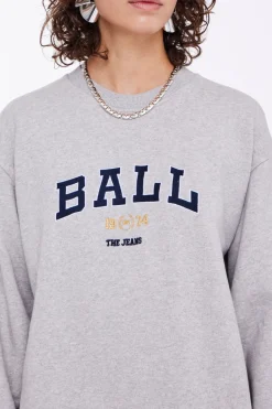 Sale Ball Ltaylor Sweatshirt 204054 Medium Grey Melange
