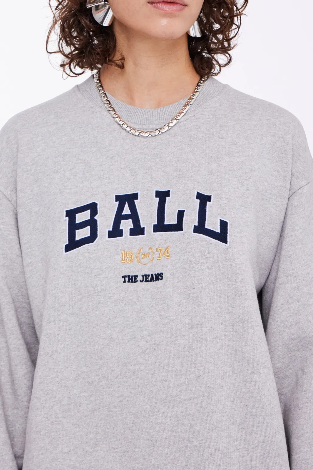 Sale Ball Ltaylor Sweatshirt 204054 Medium Grey Melange