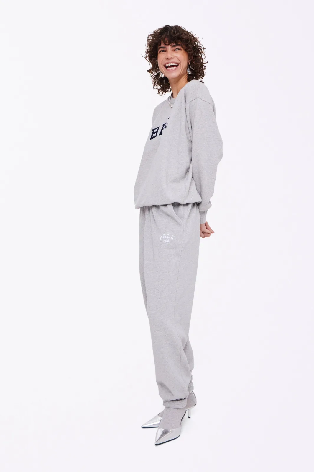 Sale Ball Ltaylor Sweatshirt 204054 Medium Grey Melange