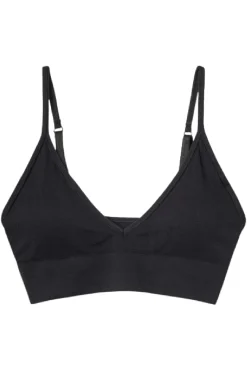 Best Molly&My Wardrobe Luise Bra top narrow strap w. padding Black