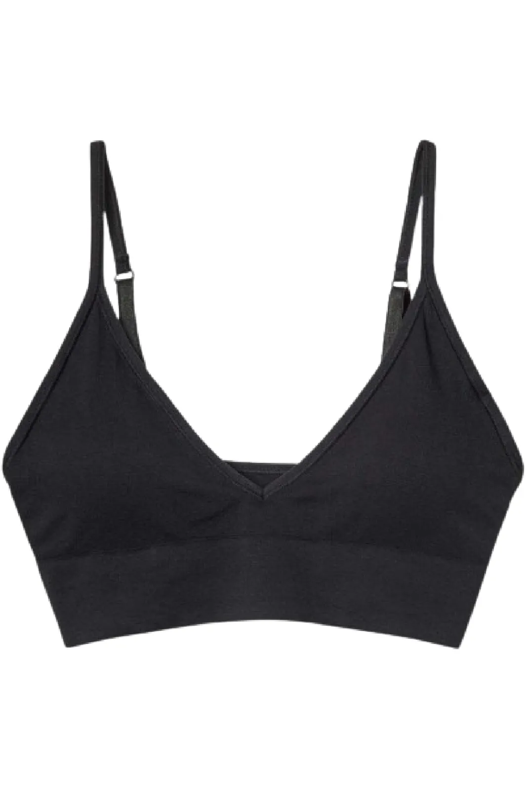 Best Molly&My Wardrobe Luise Bra top narrow strap w. padding Black