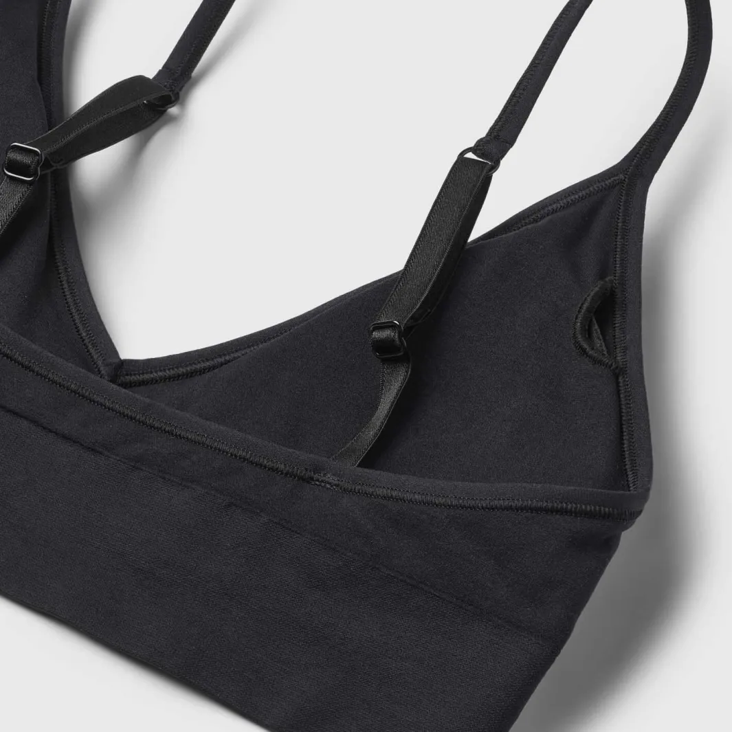 Best Molly&My Wardrobe Luise Bra top narrow strap w. padding Black