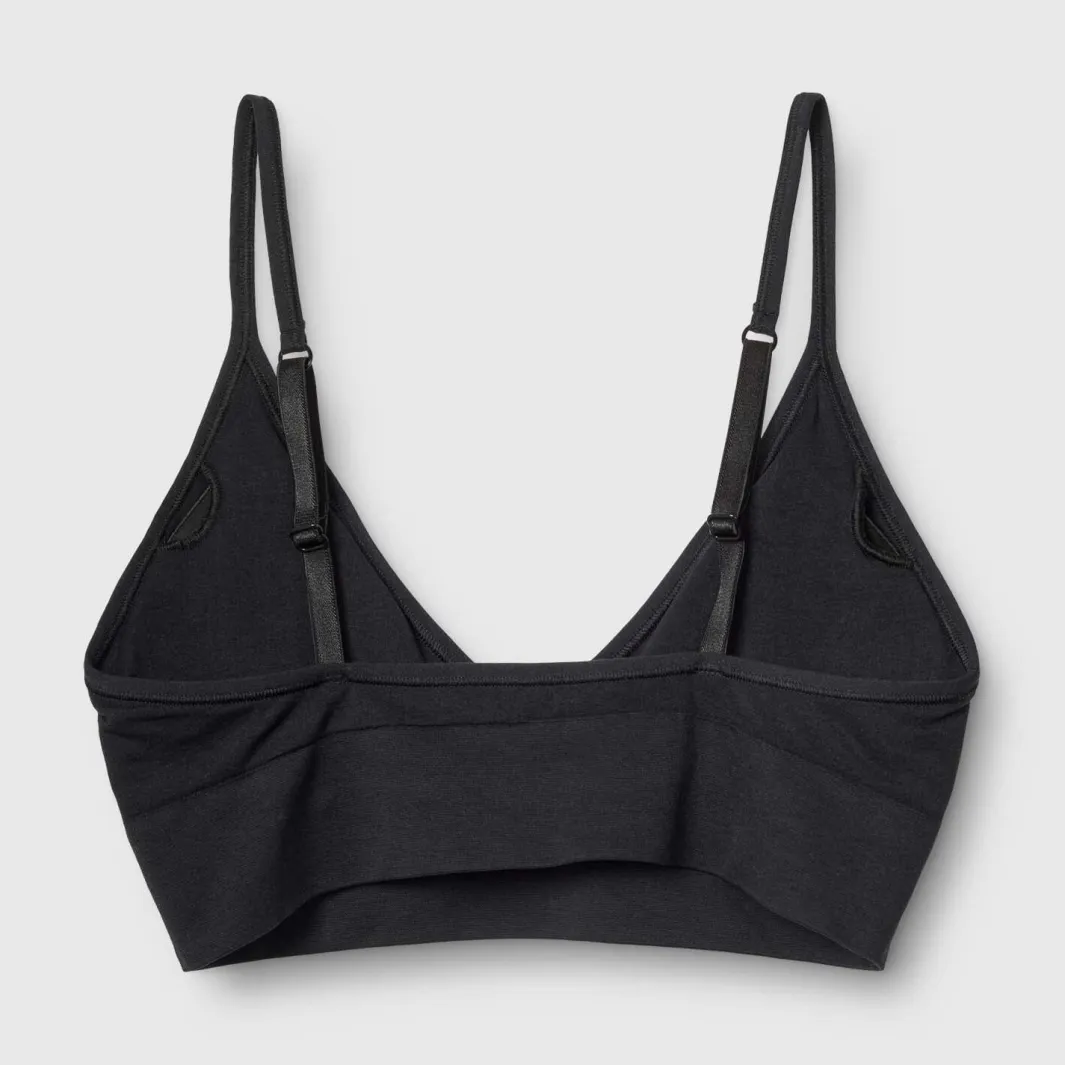 Best Molly&My Wardrobe Luise Bra top narrow strap w. padding Black