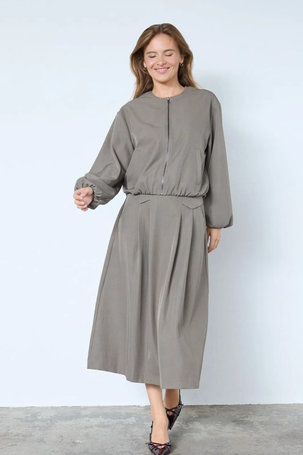 New Co´Couture Lunacc Pocket Pleat Skirt 34222 154