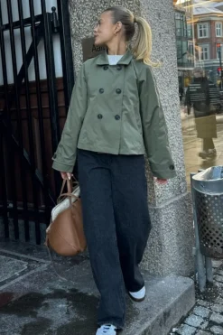 Best BYIC Lunaic Trenchcoat green Green