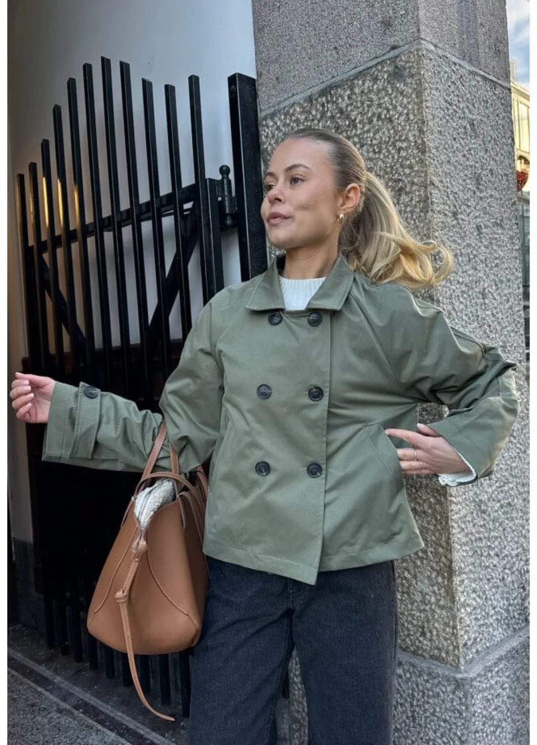 Best BYIC Lunaic Trenchcoat green Green