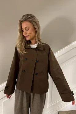 Clearance BYIC Lunaic Trenchcoat A2320 Dark Brown
