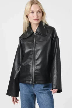 Online Neo Noir Lunara Collar Stitch Jacket 165668 100