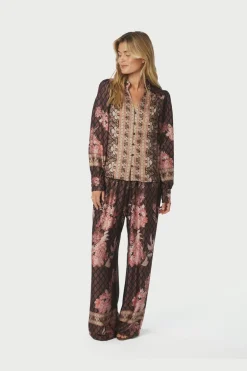 Best Neo Noir Lunet Botanical Border Pants 167030 100