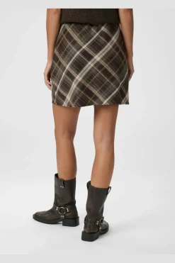 Discount Neo Noir Lunna Check Skirt 165705 210