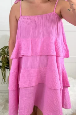 Sale A-bee Madison Kjole Pink