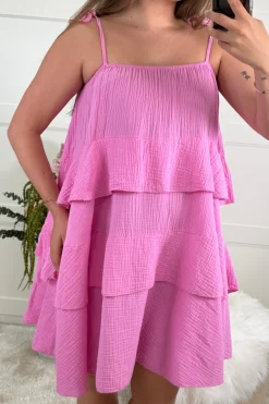 Sale A-bee Madison Kjole Pink