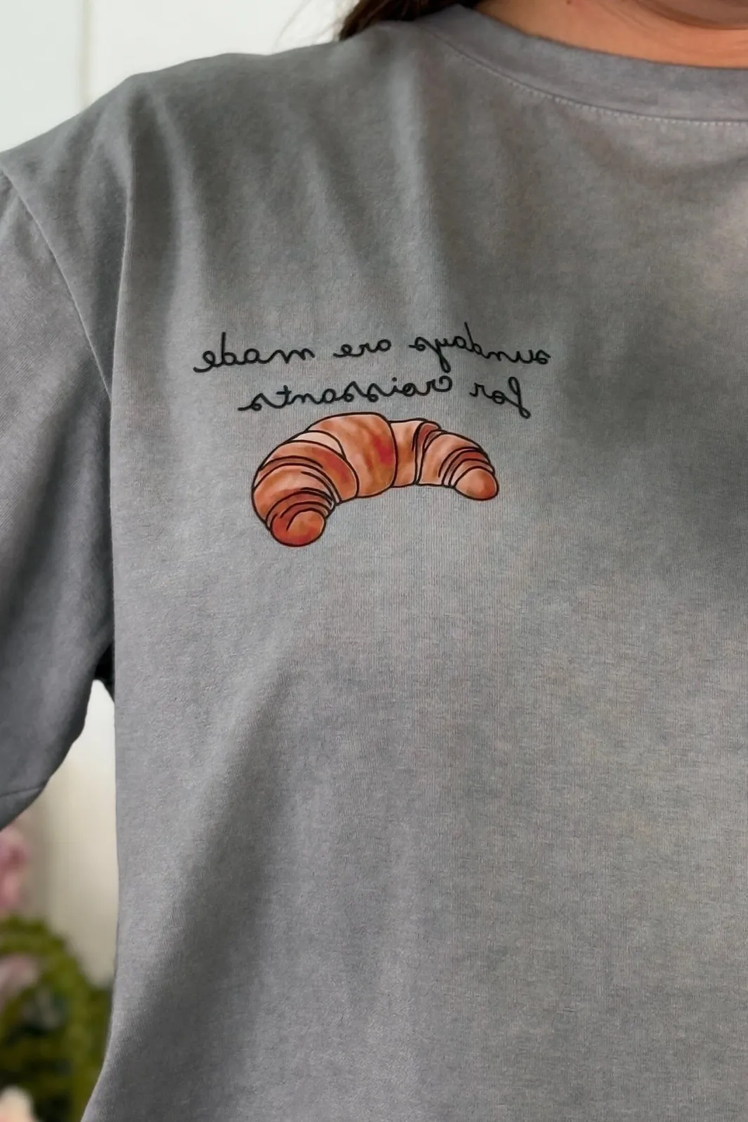Sale A-bee Madison T-shirt T-shirt Grey