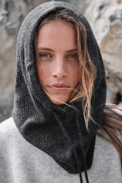 Hot Neo Noir Madita Knit Balaclava Antracit