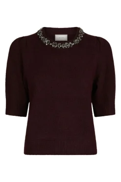 New Neo Noir Maia Stone Knit Blouse 162914 682