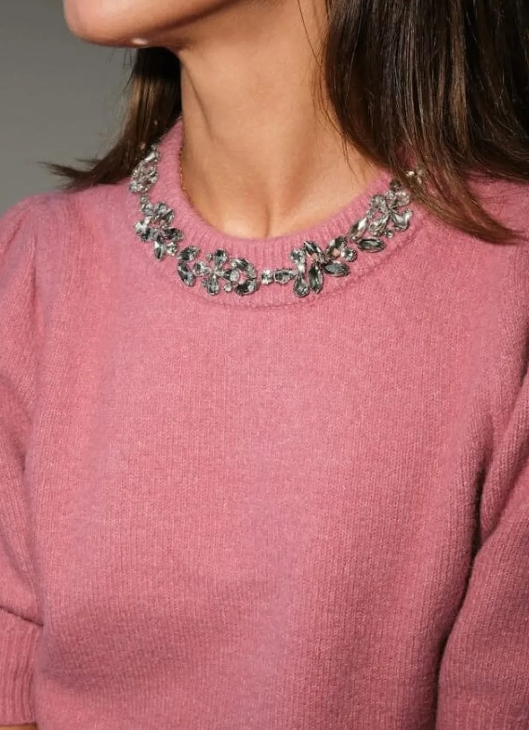 Neo Noir Maia Stone Knit Blouse 162914 165