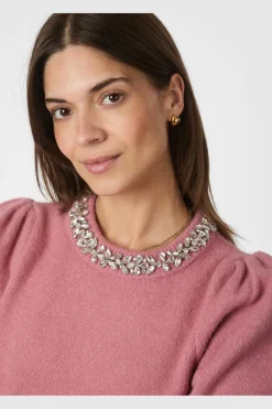 Neo Noir Maia Stone Knit Blouse 162914 165
