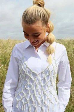 Outlet Liberte Maja-Ls-Shirt White