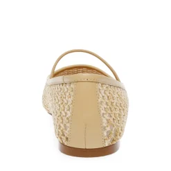 Outlet Steve Madden Majorca Ballerina SM11003686 GDF Gold Raffia