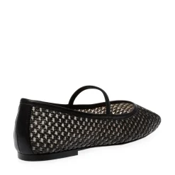 Online Steve Madden Majorca Ballerina SM11003686 00S Blk Raffia