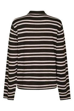 Online Neo Noir Mala Polo Knit Blouse 167213 676