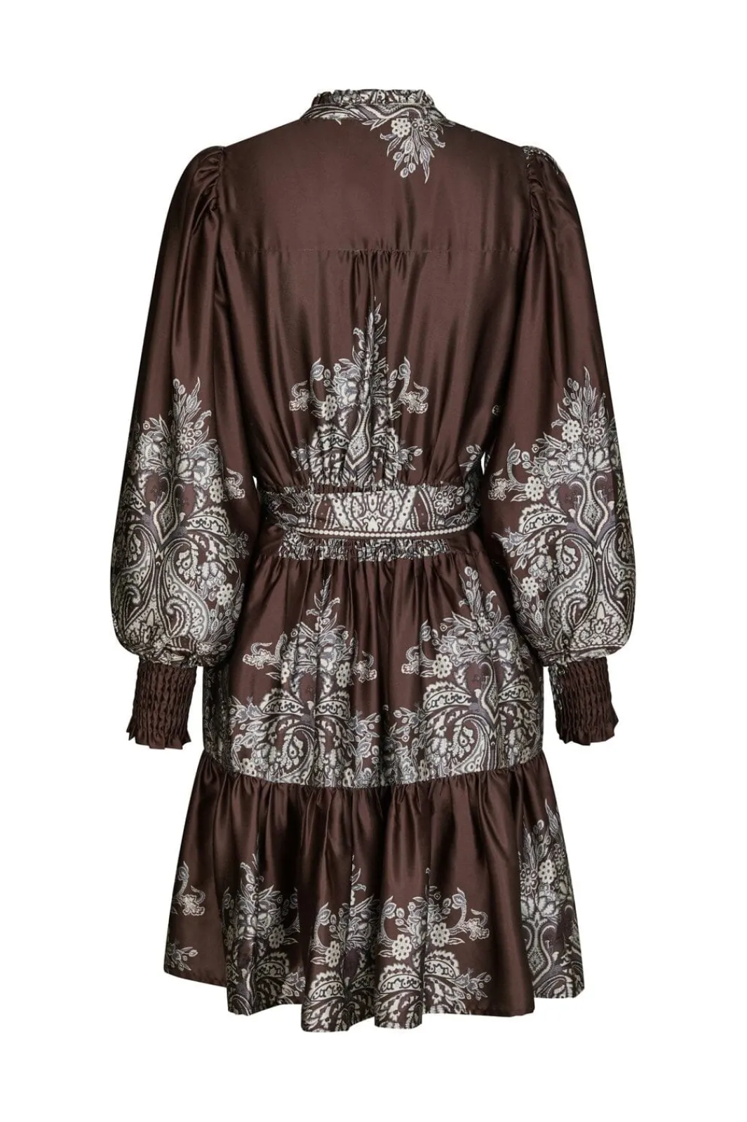 Discount Neo Noir Malfida Paisley Border Dress 166210 676