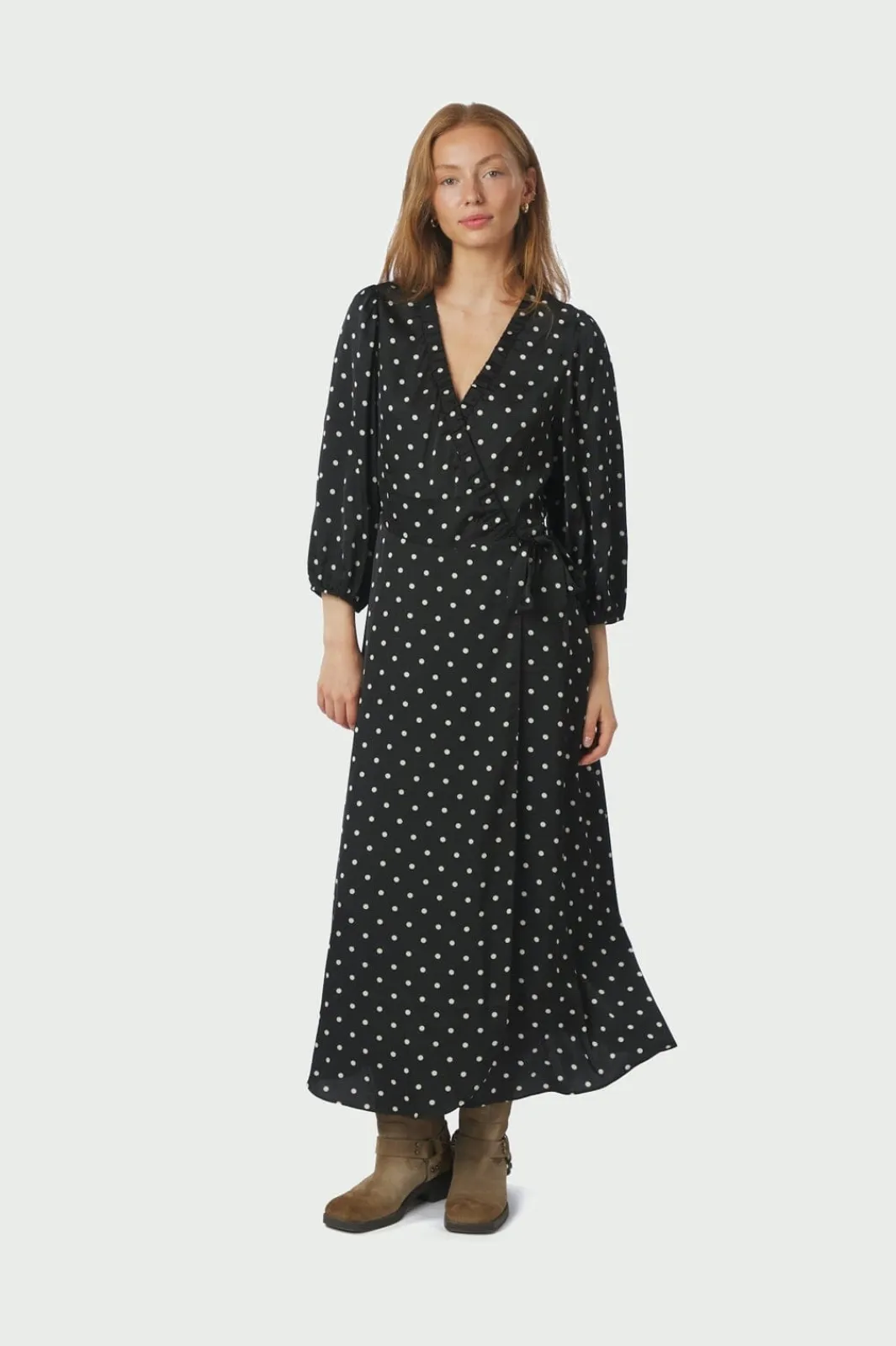 New Neo Noir Malinga Dot Dress 165909 100