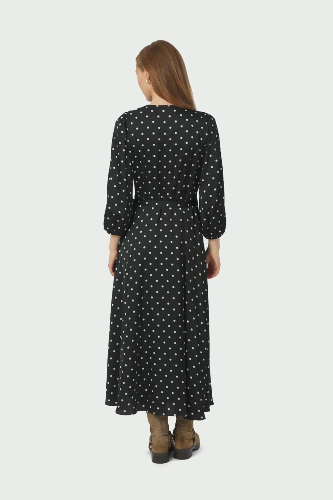 New Neo Noir Malinga Dot Dress 165909 100