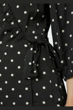 New Neo Noir Malinga Dot Dress 165909 100