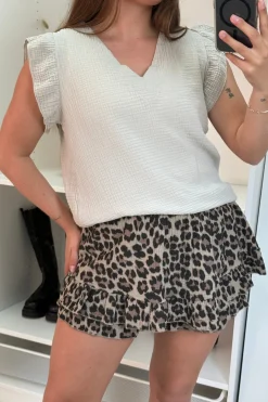 Online A-bee Malou Top Beige