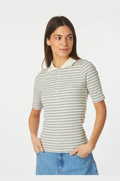 Online Neo Noir Manama Stripe Blouse 165287 145