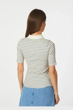 Online Neo Noir Manama Stripe Blouse 165287 145