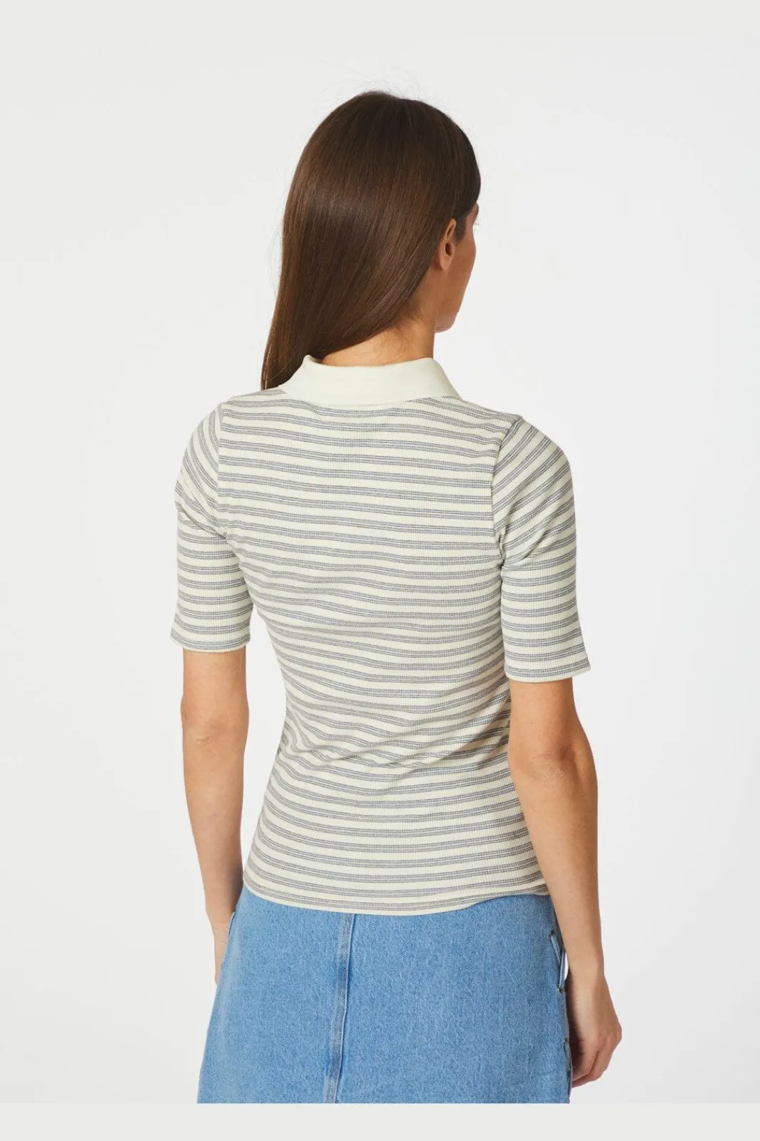 Online Neo Noir Manama Stripe Blouse 165287 145
