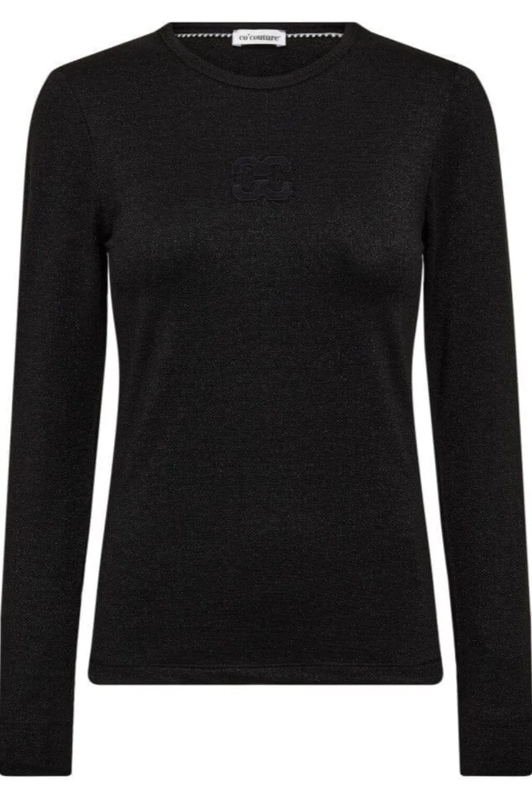 New Co´Couture Mannycc Lurex Emb L/S Tee 33210 96