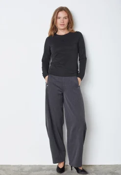 New Co´Couture Mannycc Lurex Emb L/S Tee 33210 96