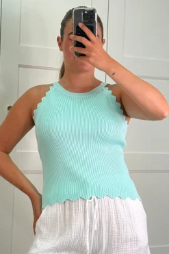 Online A-bee Manon Top Light Blue