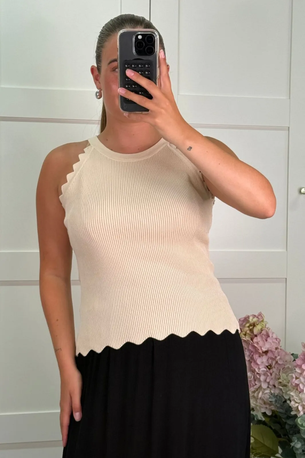 Best A-bee Manon Top Beige